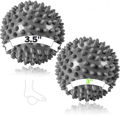 Spiky Massage Balls With Dimensions