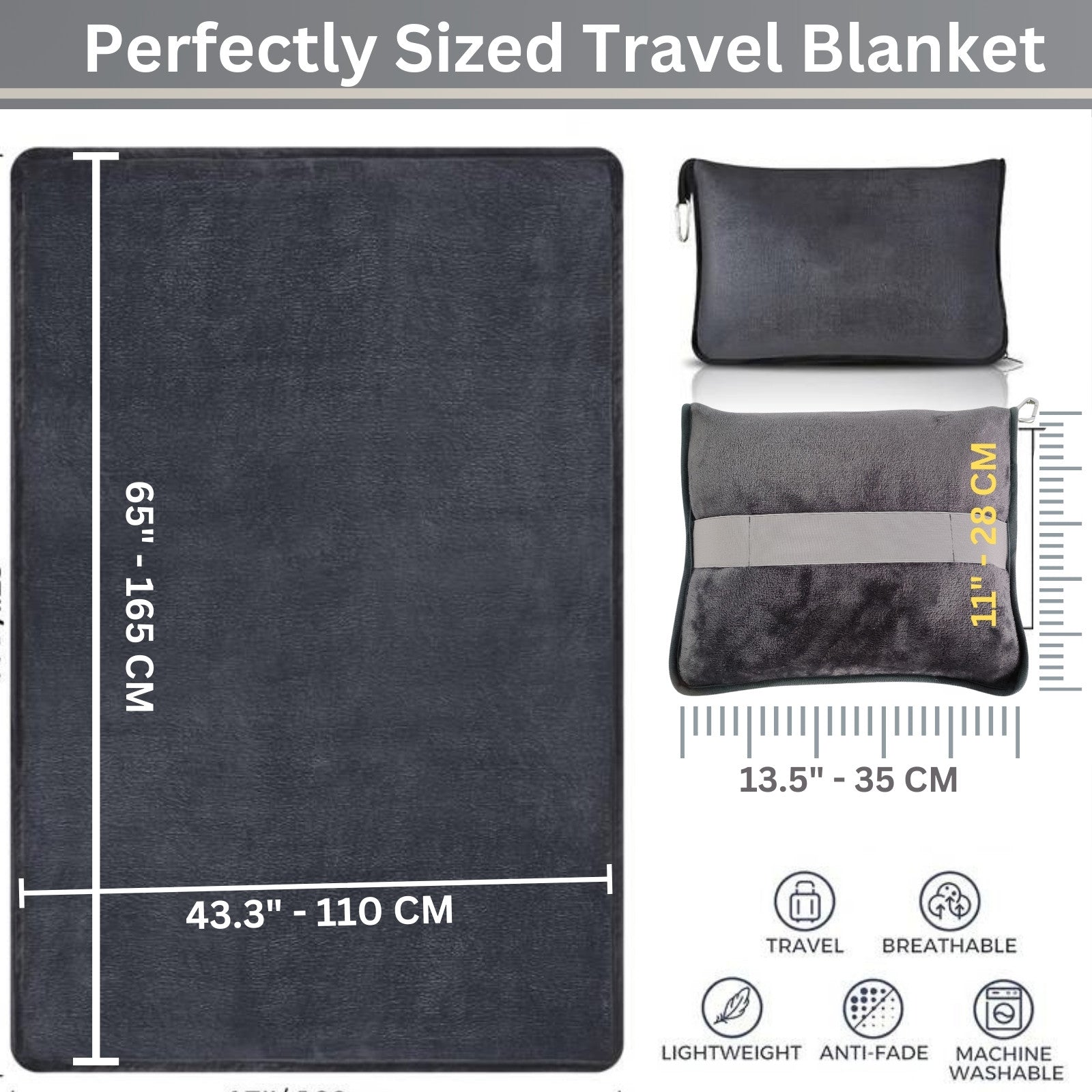 Large Travel Blanket