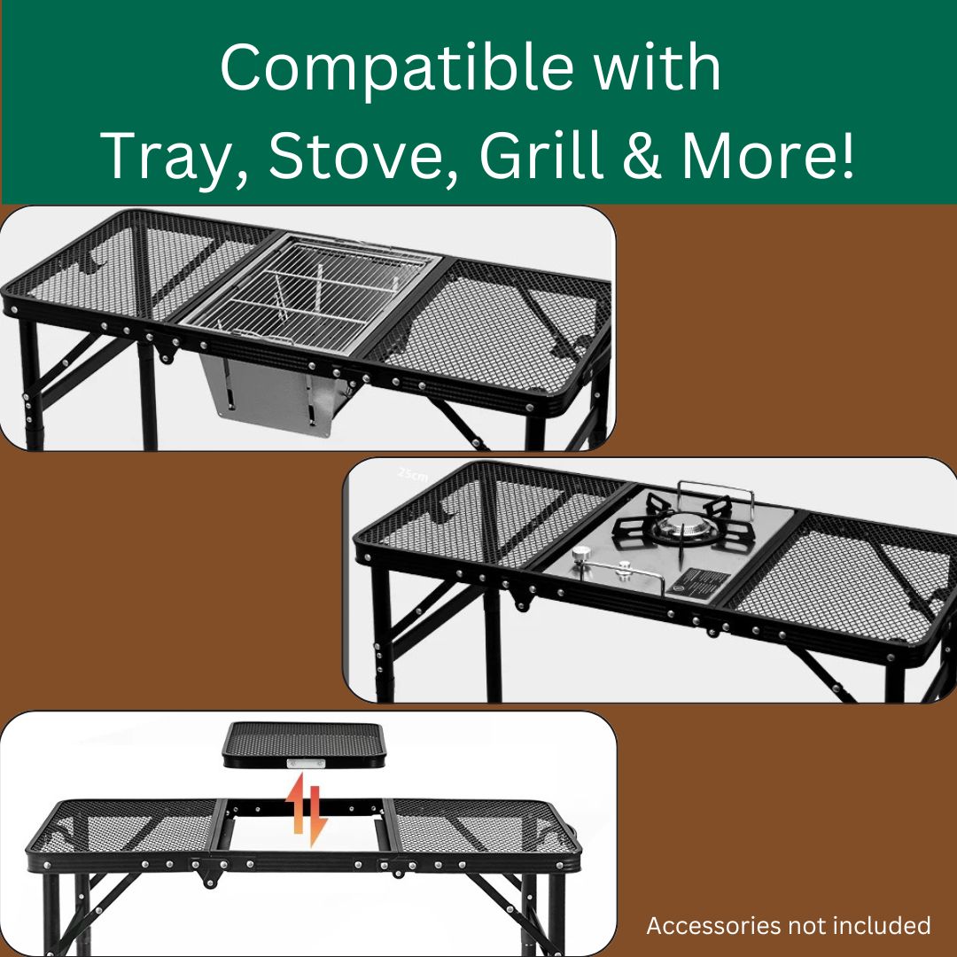 Foldable Outdoor Table Compatible